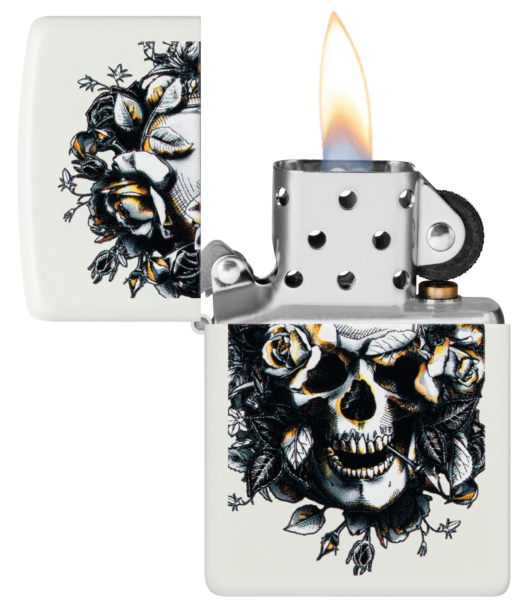 214 Skull and Roses Design