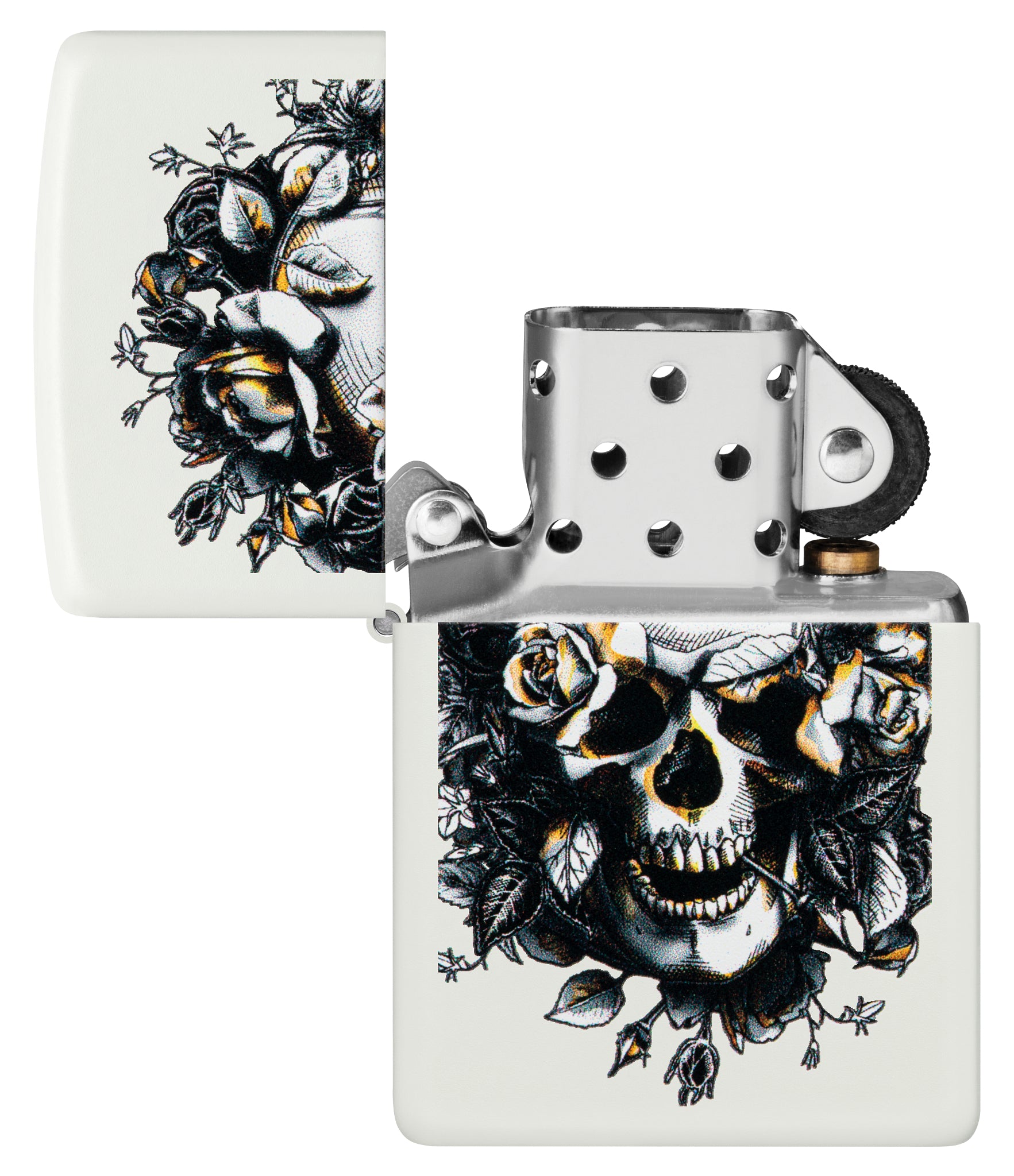 214 Skull and Roses Design