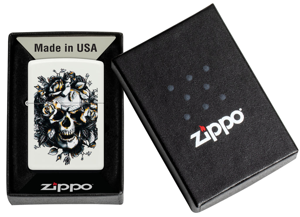 214 Skull and Roses Design