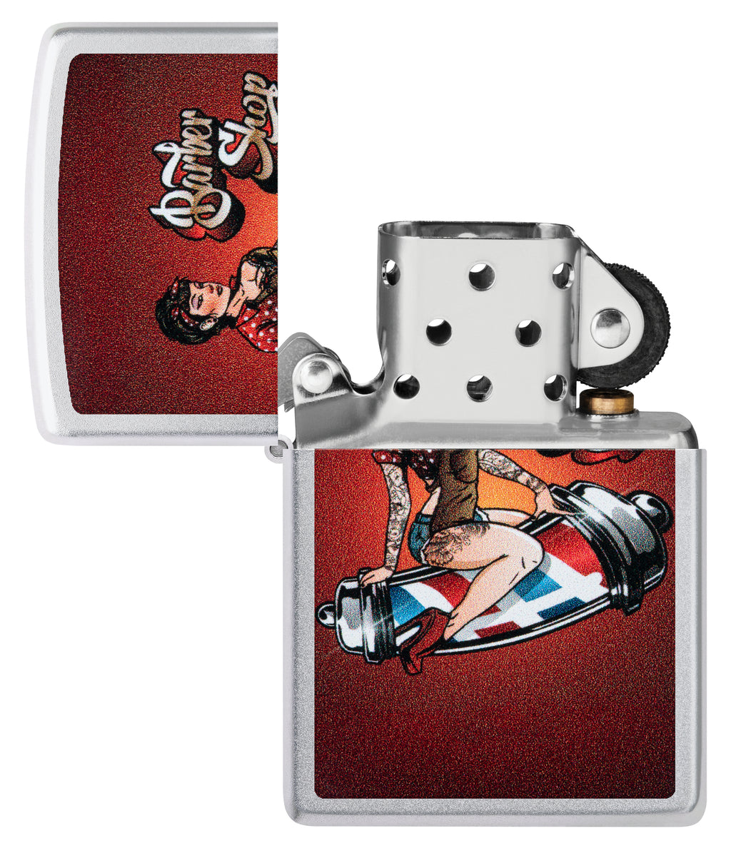 205 Barber Shop Pin-up Design