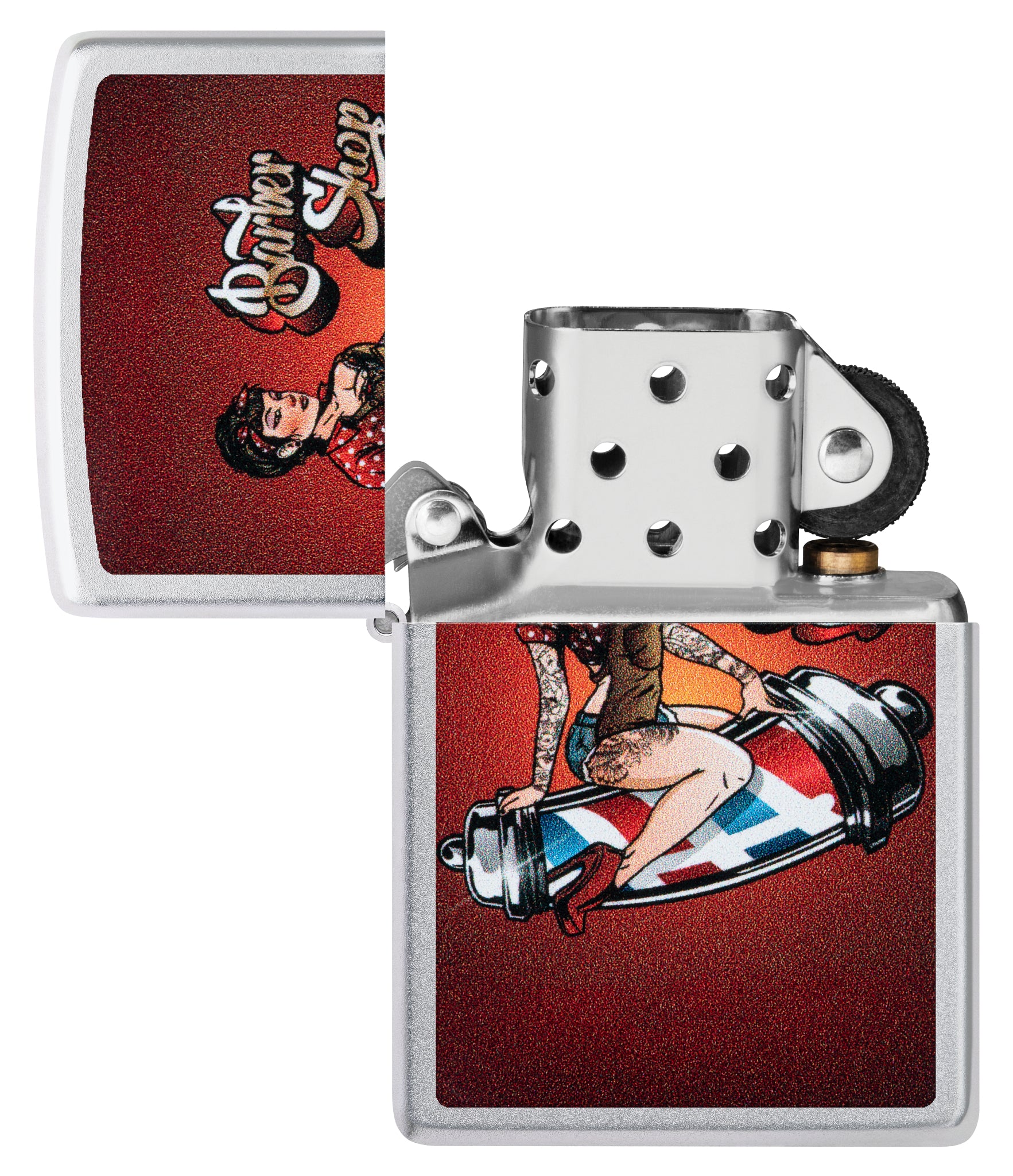 205 Barber Shop Pin-up Design