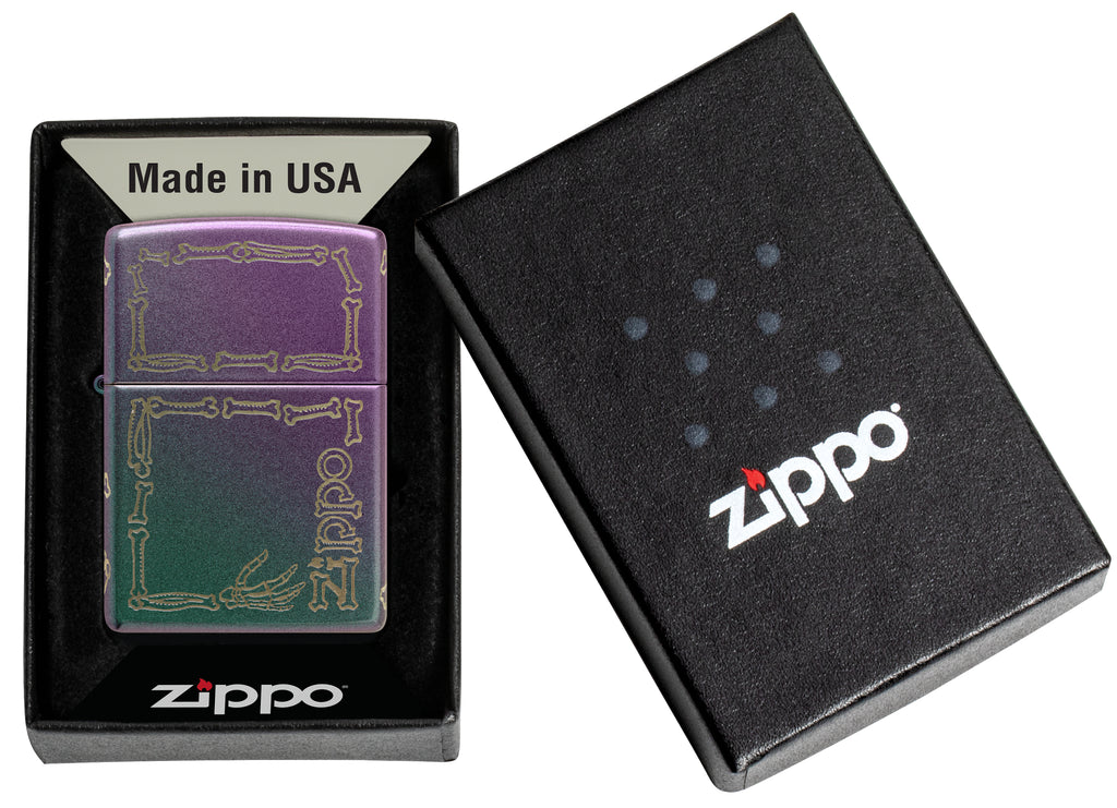 49146 Skeleton Zippo Design