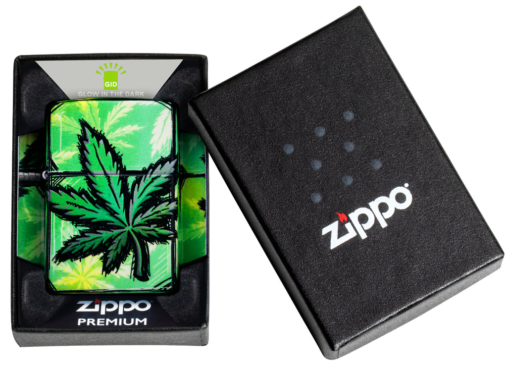 49193 Glowing Cannabis Design