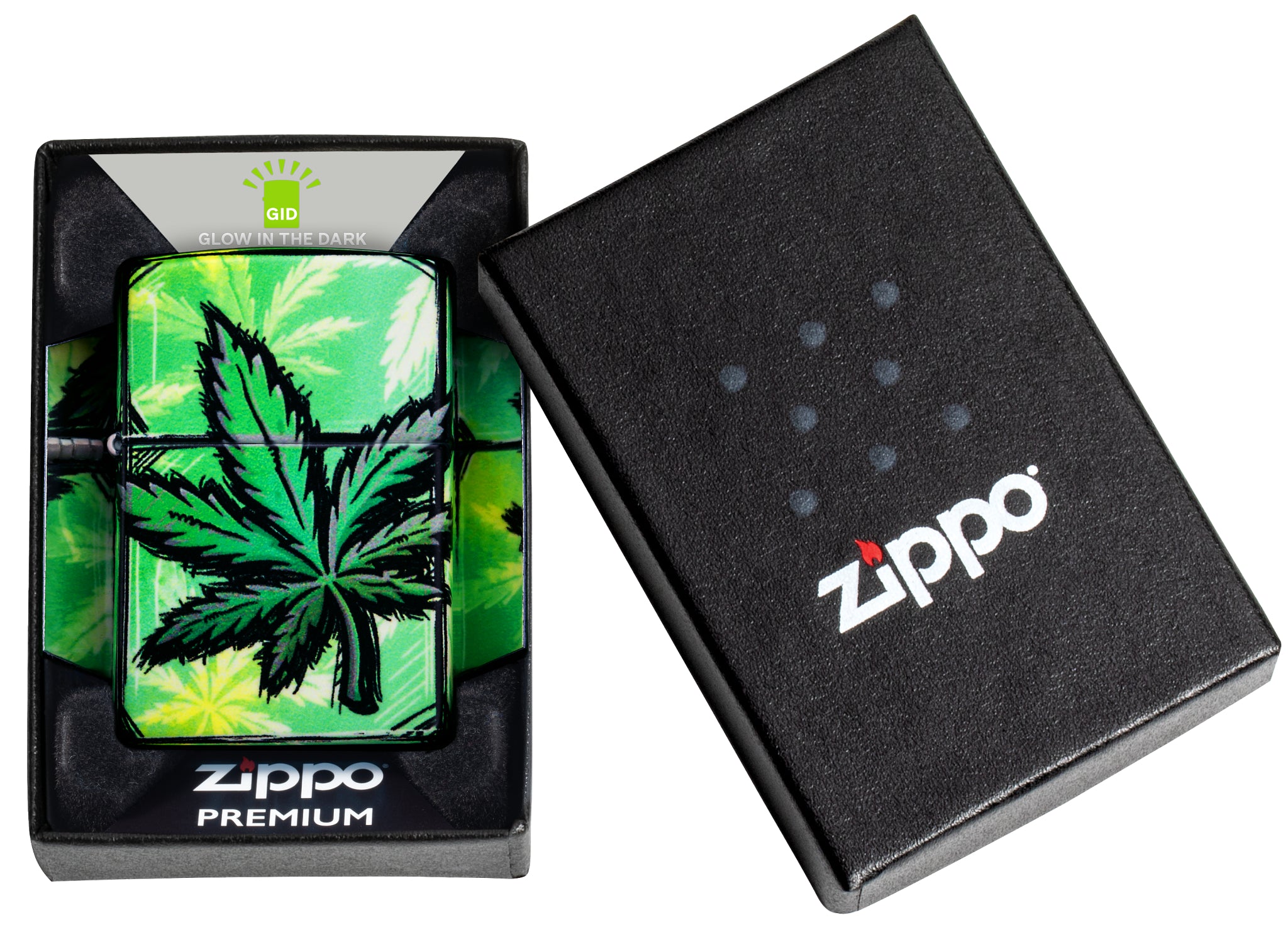 49193 Glowing Cannabis Design
