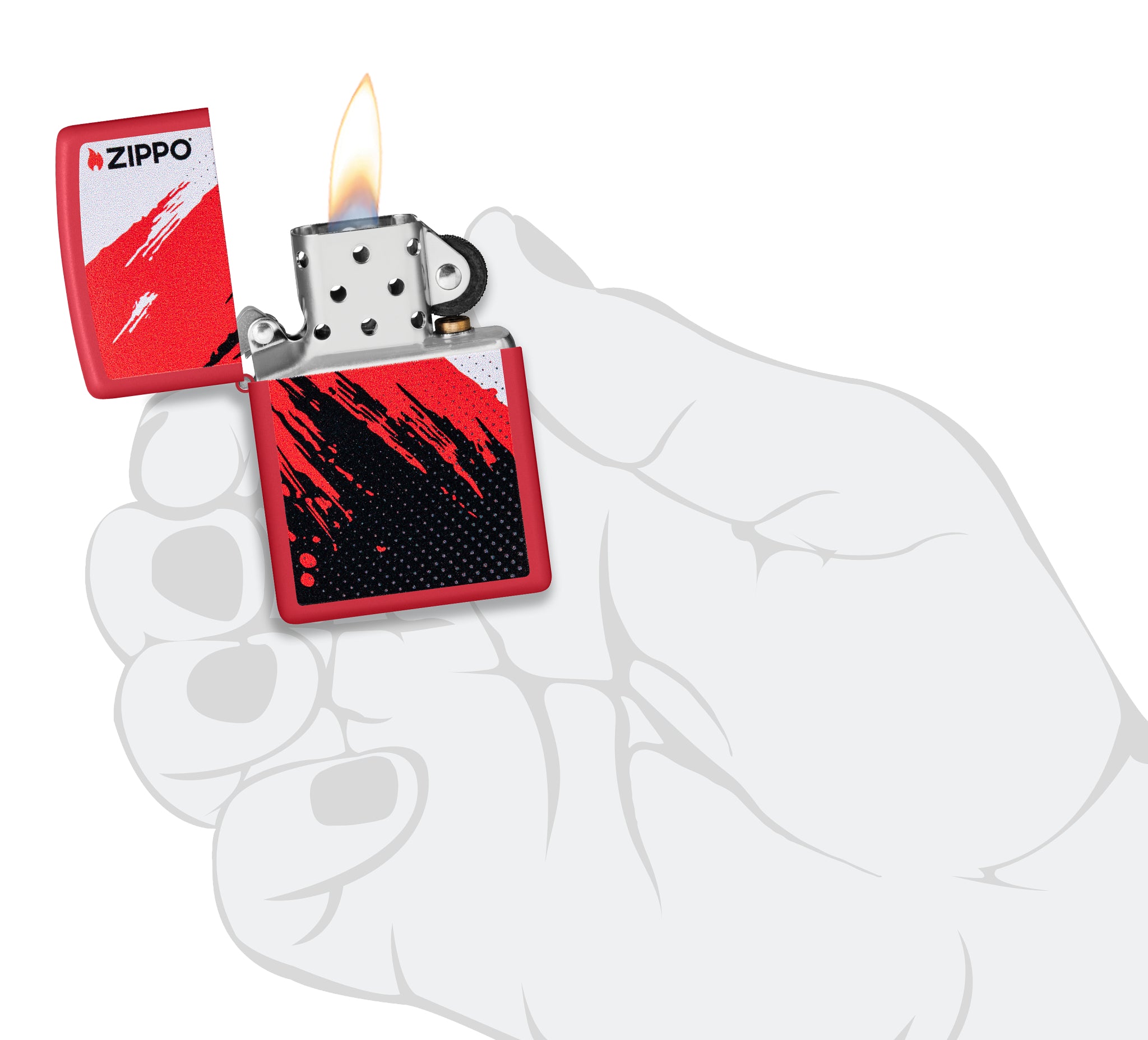 233 Abstract Zippo Design