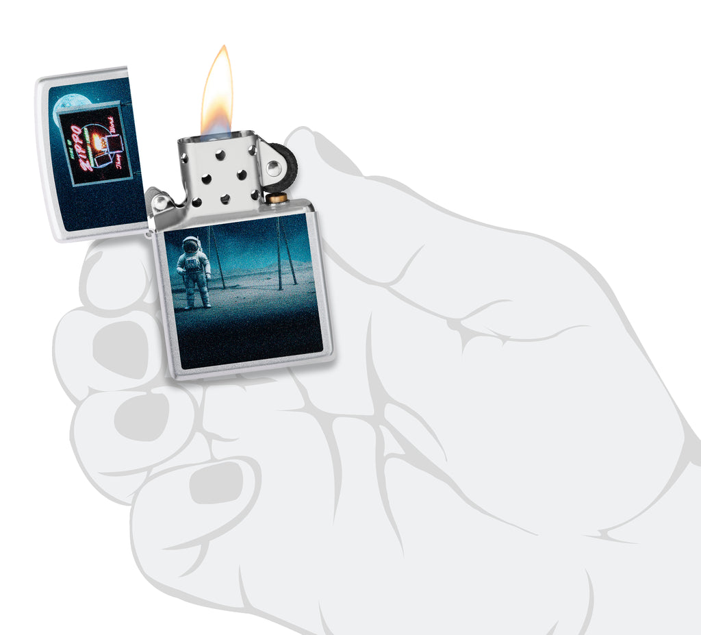 205 Zippo Sign Astronaut Design