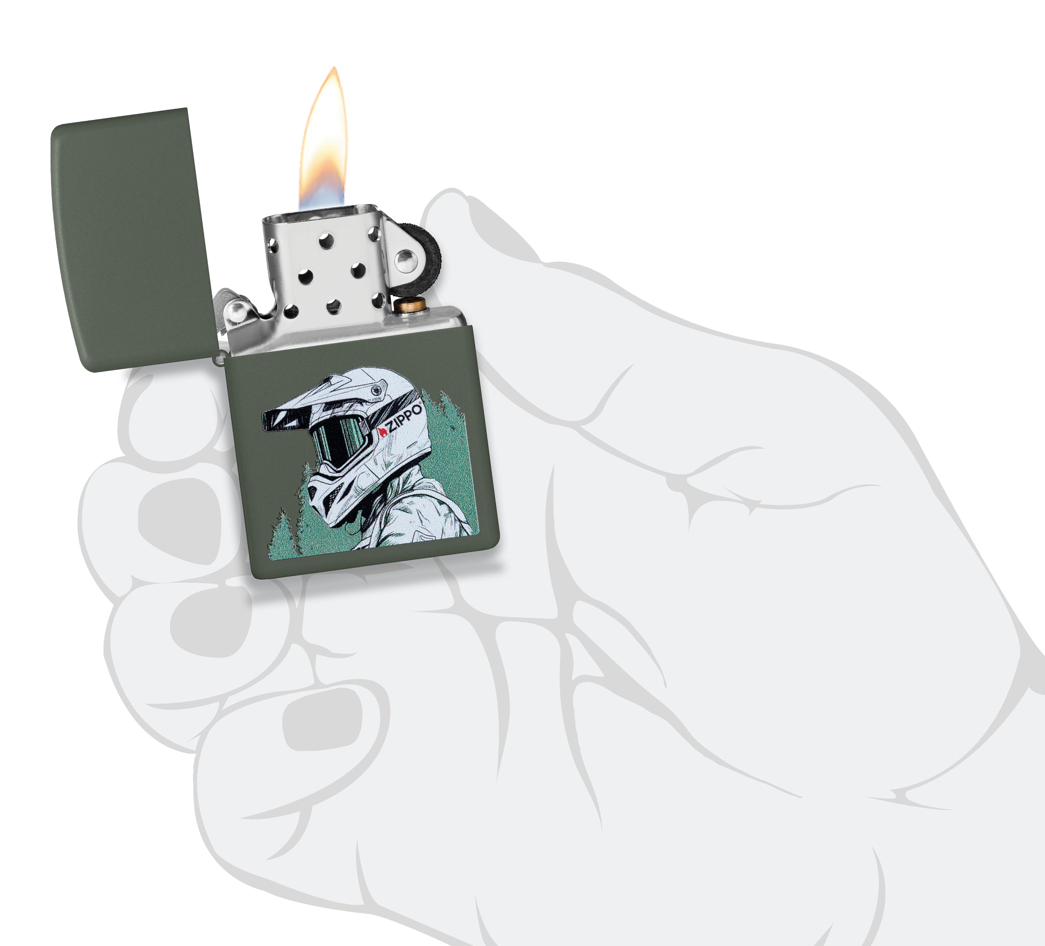221 Zippo Helmet Design