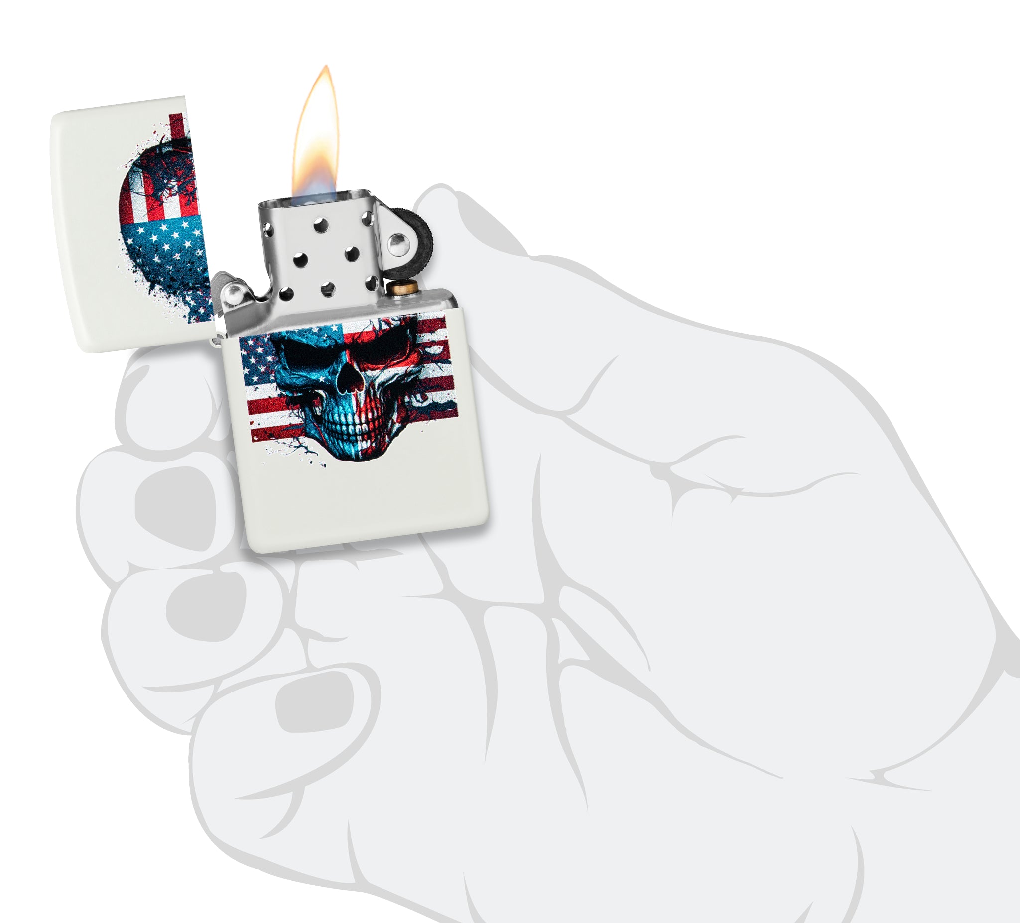 214 Skull Flag Design