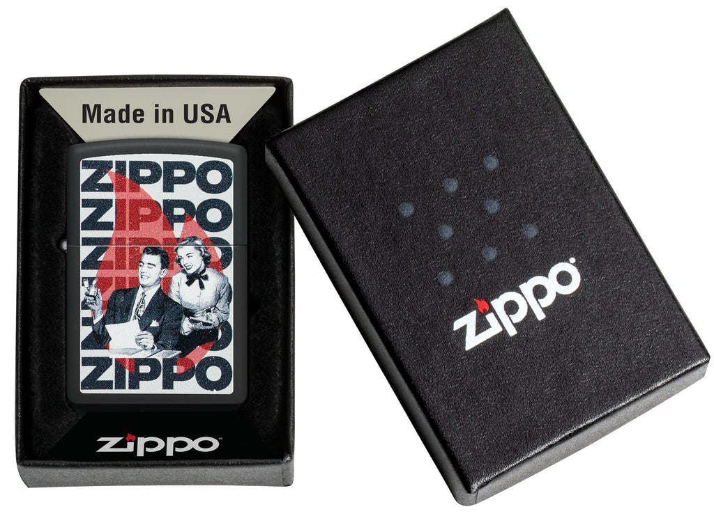 218 Zippo Ad Design