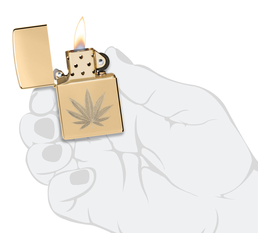 254B Cannabis Leaf Design