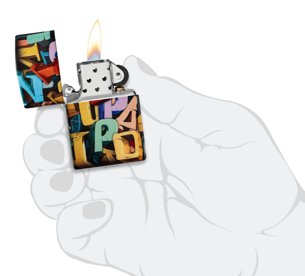 49352 Abstract Zippo Design