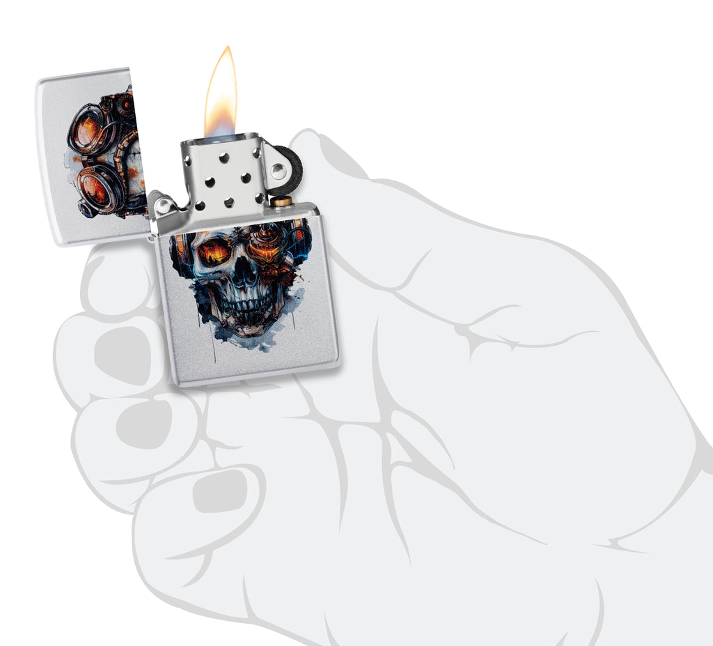 205 Steampunk Skull Design