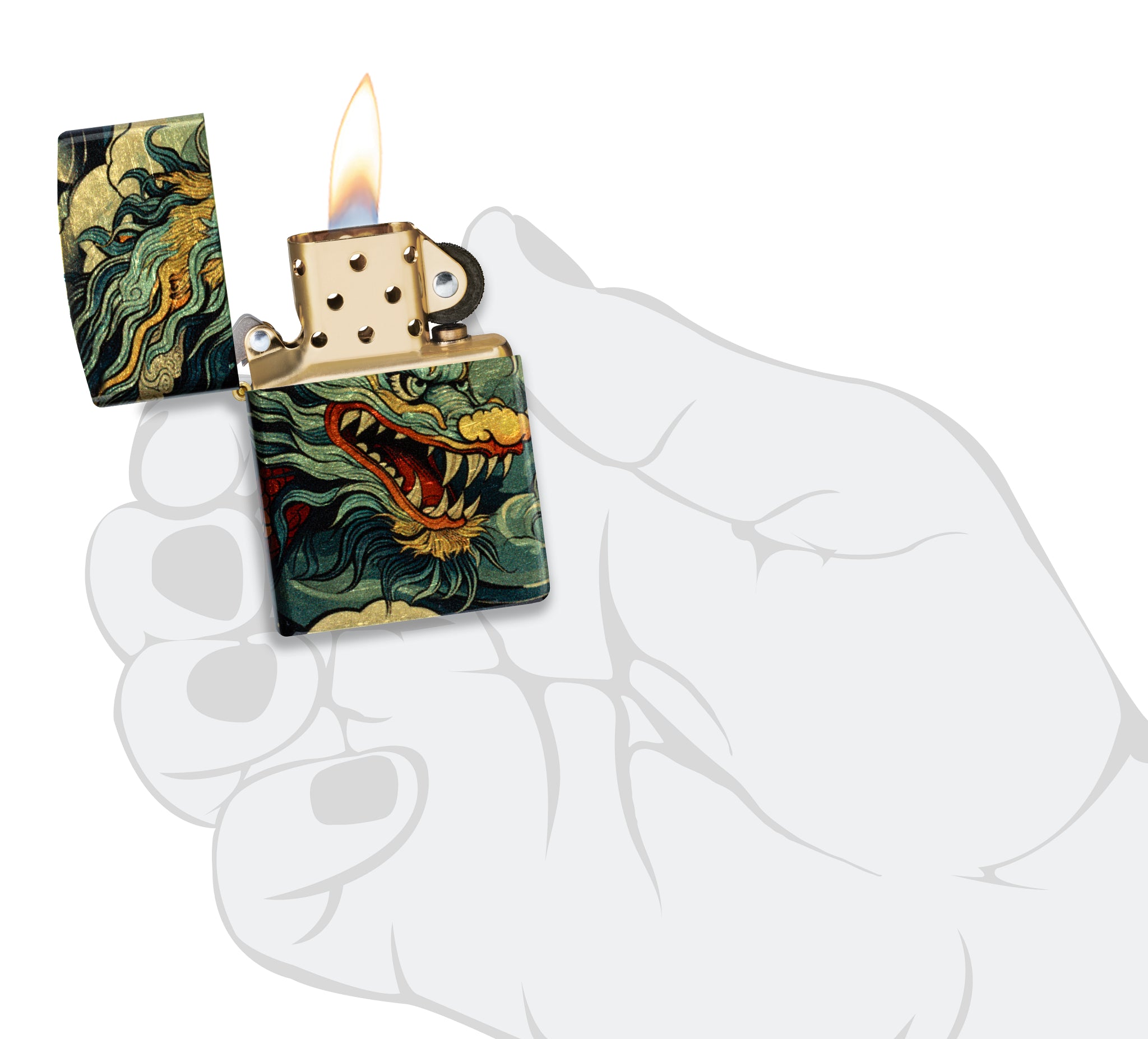 48458 Colourful Dragon Design