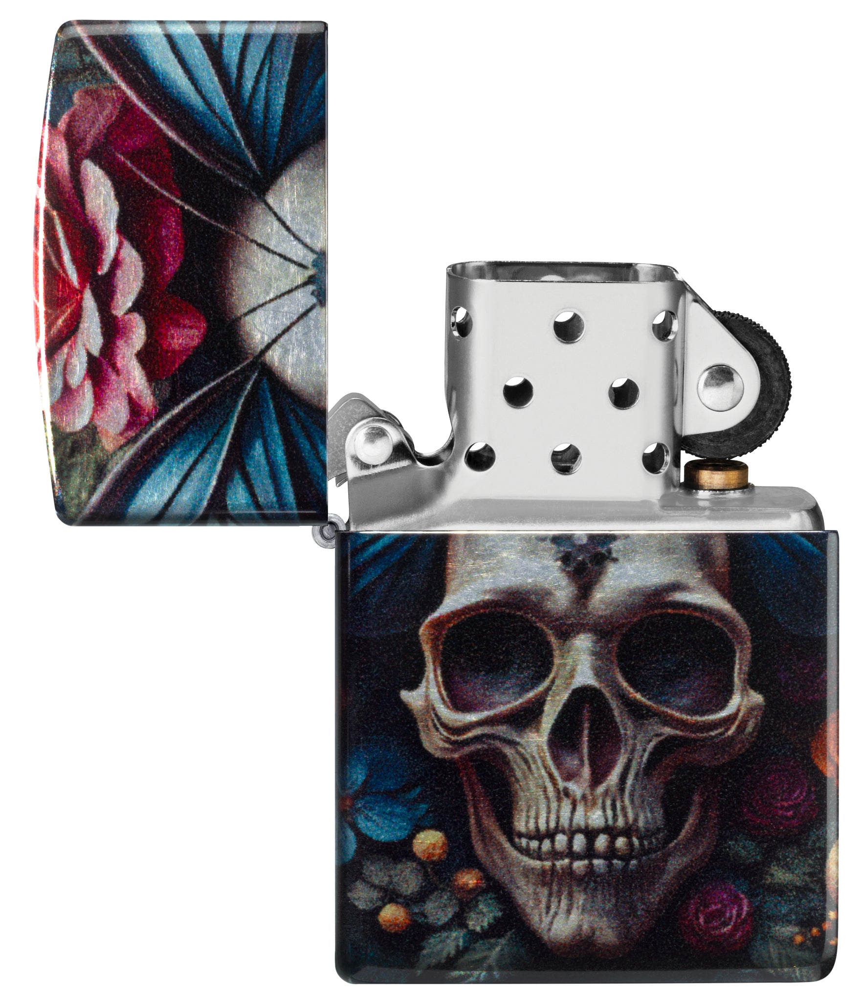 48459 Floral Skull Design