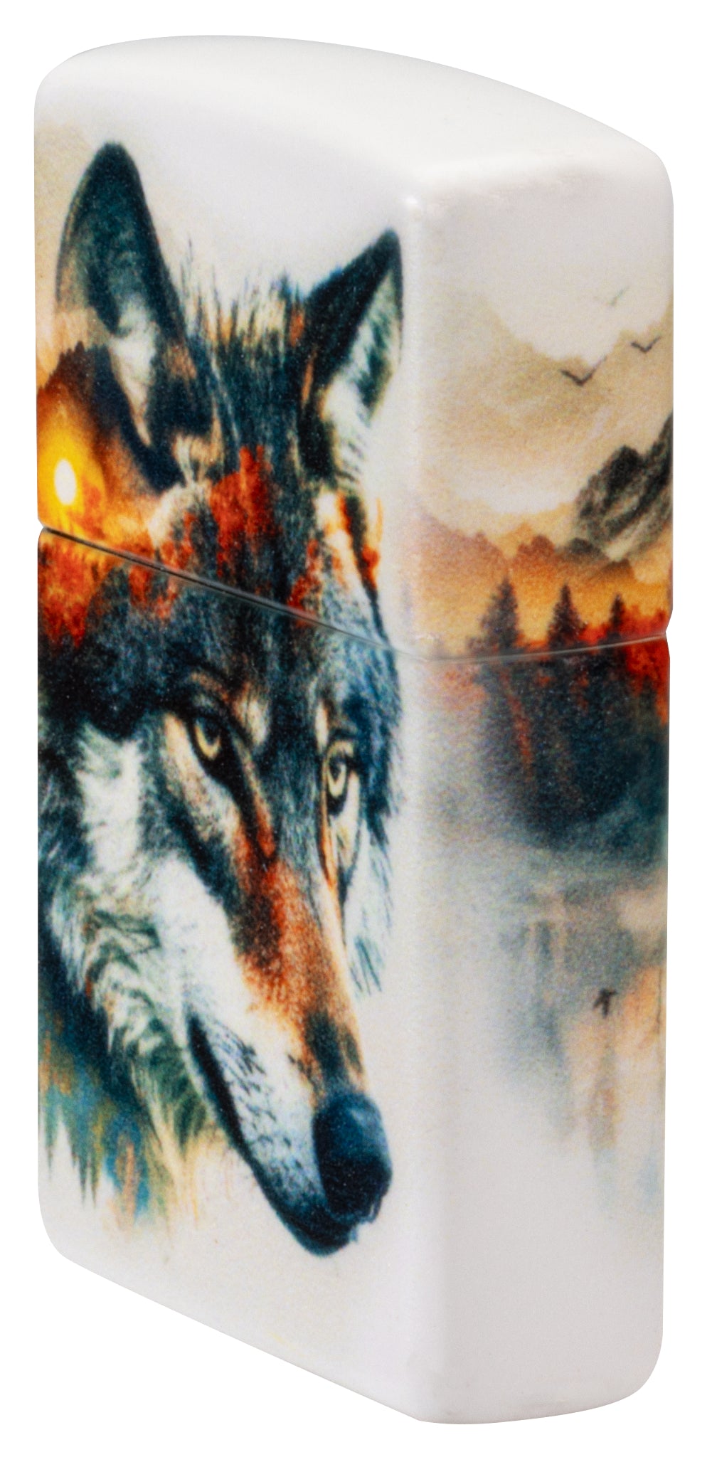 Watercolor Wolf design