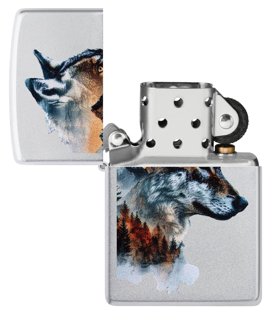 205 Watercolor Wolf Design