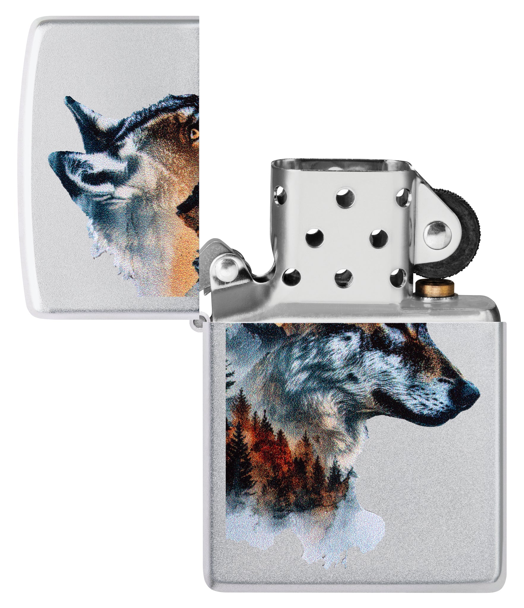 205 Watercolor Wolf Design