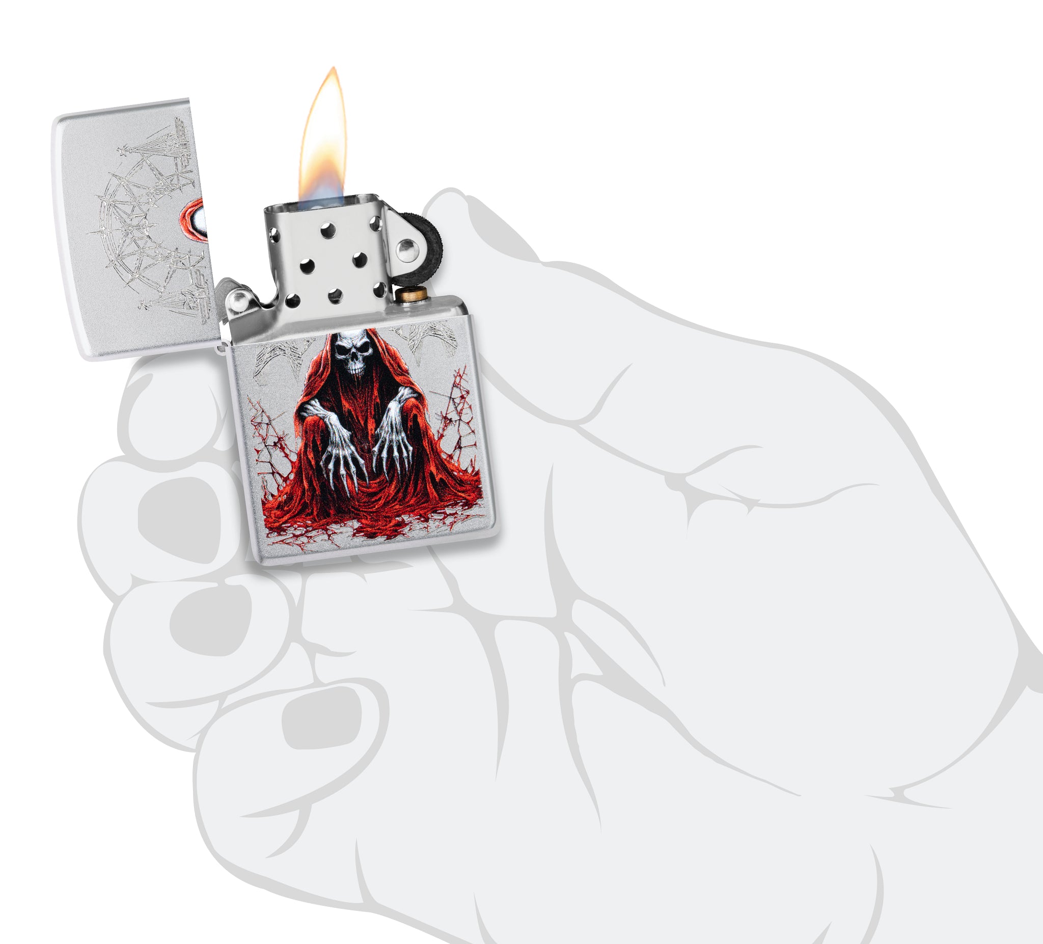 205 Reaper Skull Design