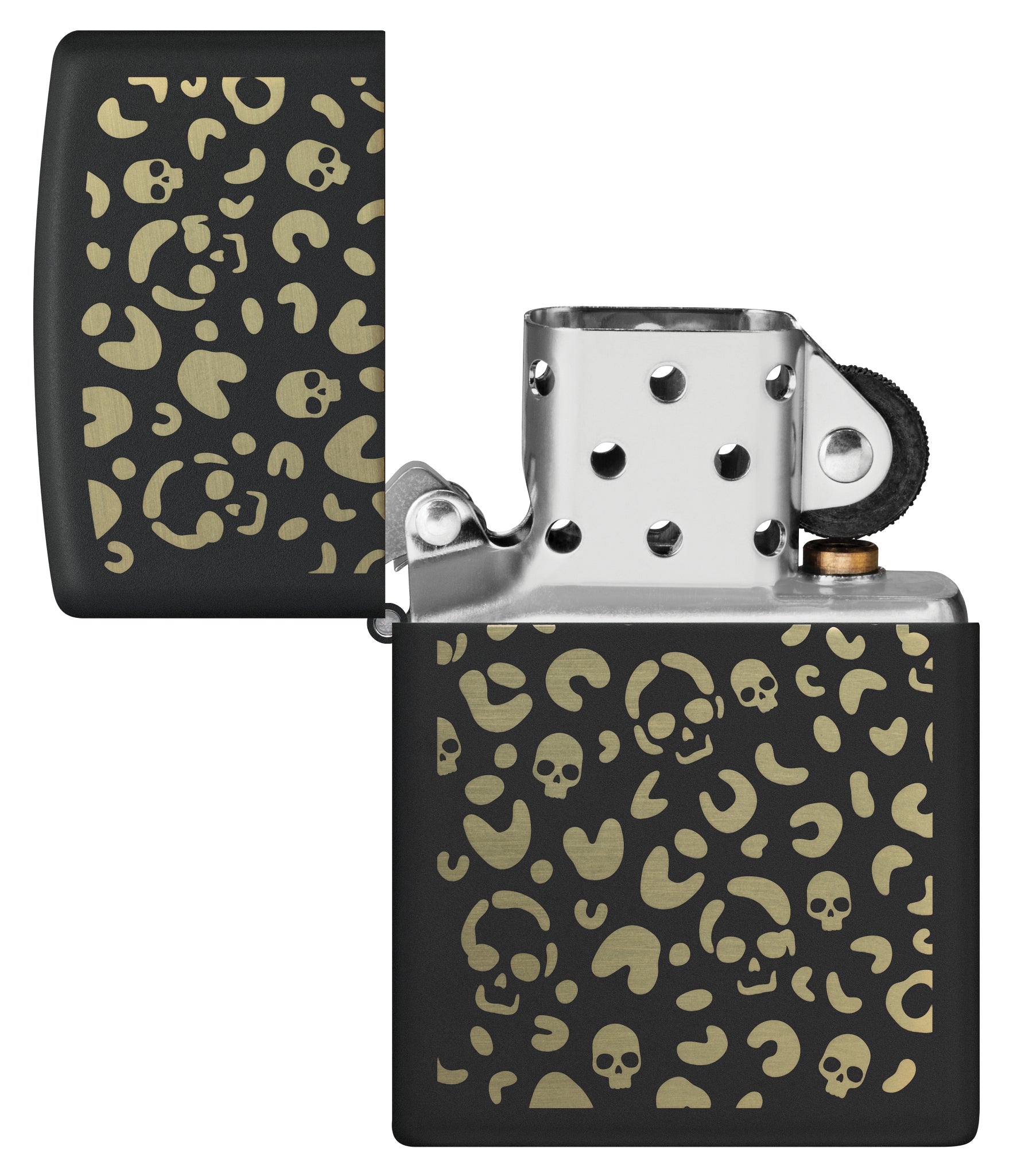 218 Skull Leopard Design