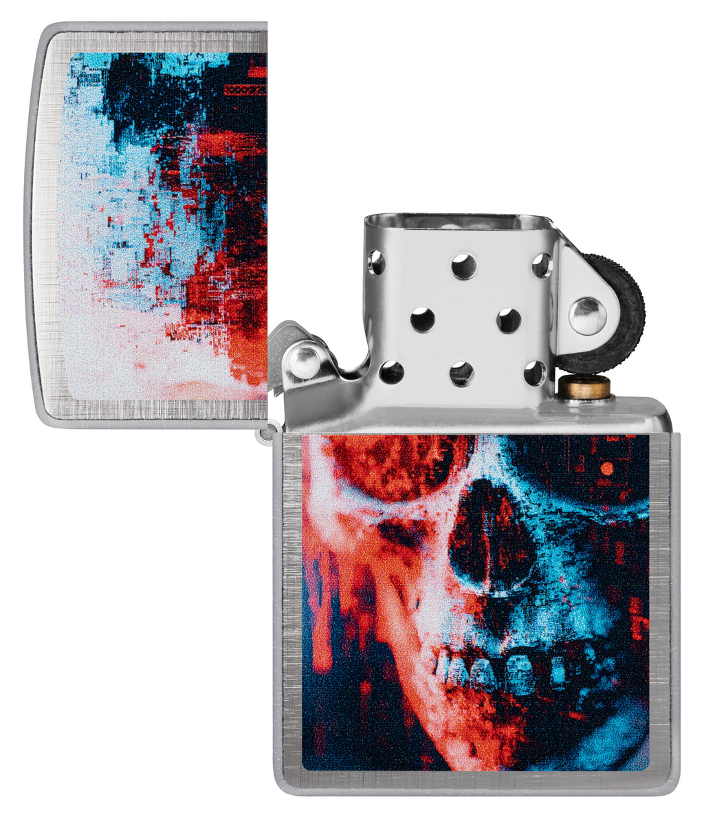 28181 Skull Glitch Design
