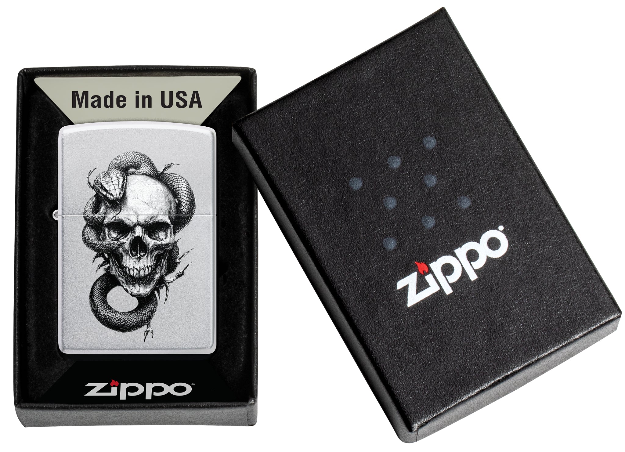 205 Skull and Snake Design