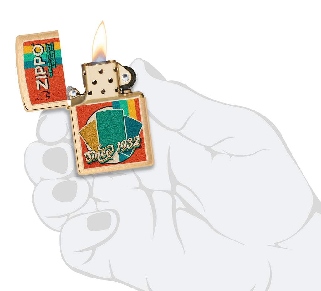 204B Vintage Zippo Design