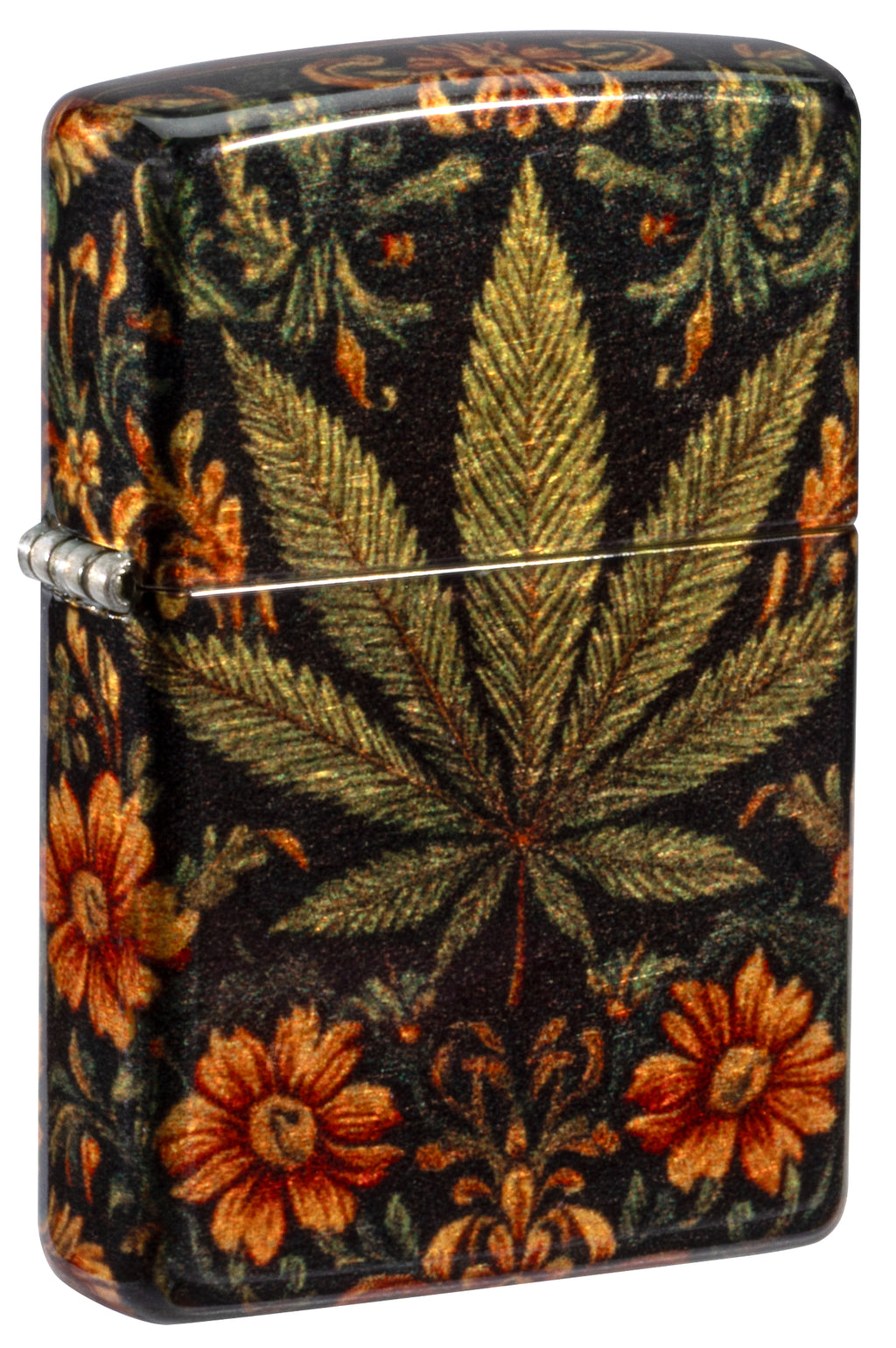 48458 Leaf and Flowers Design