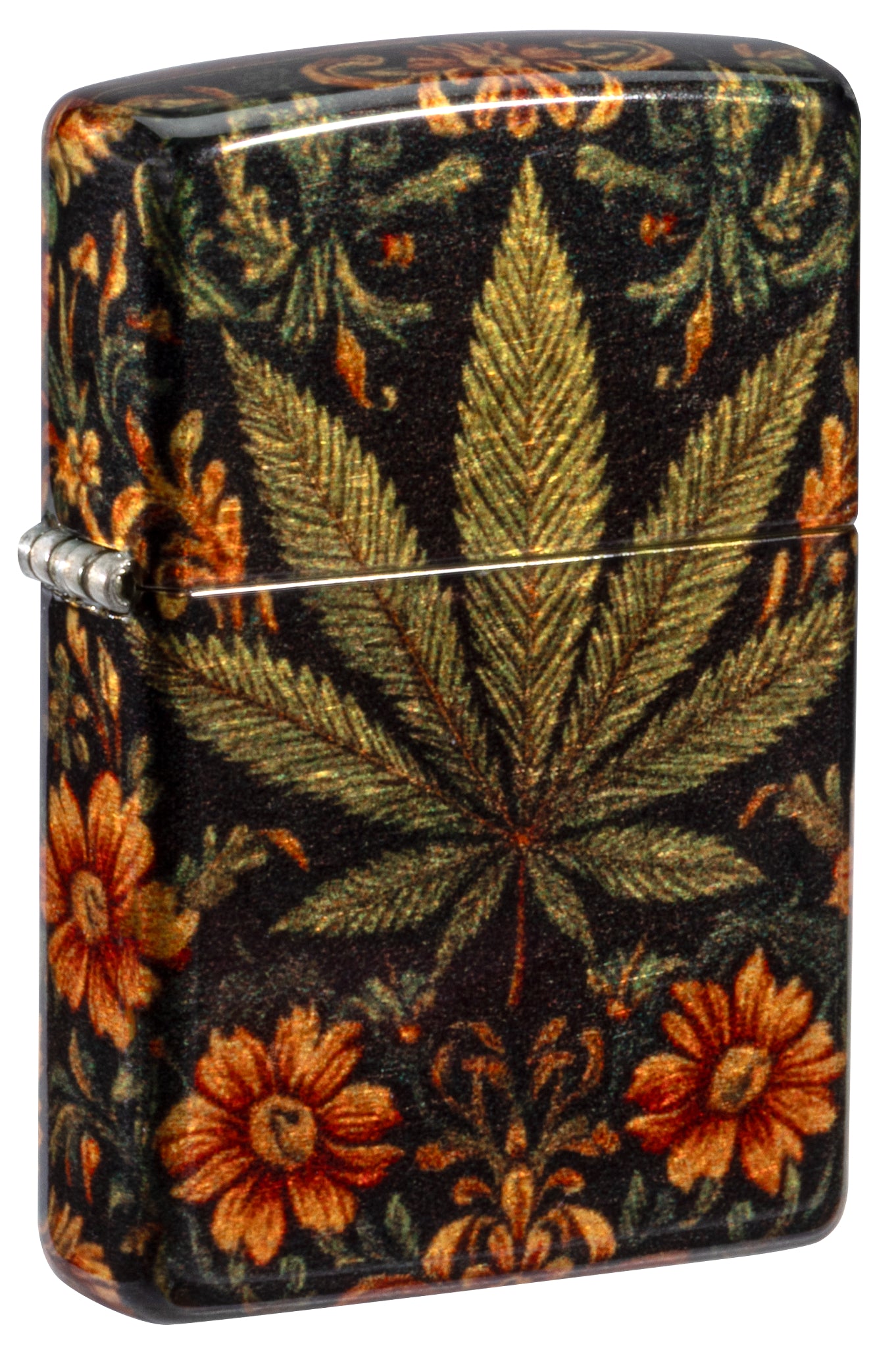 48458 Leaf and Flowers Design