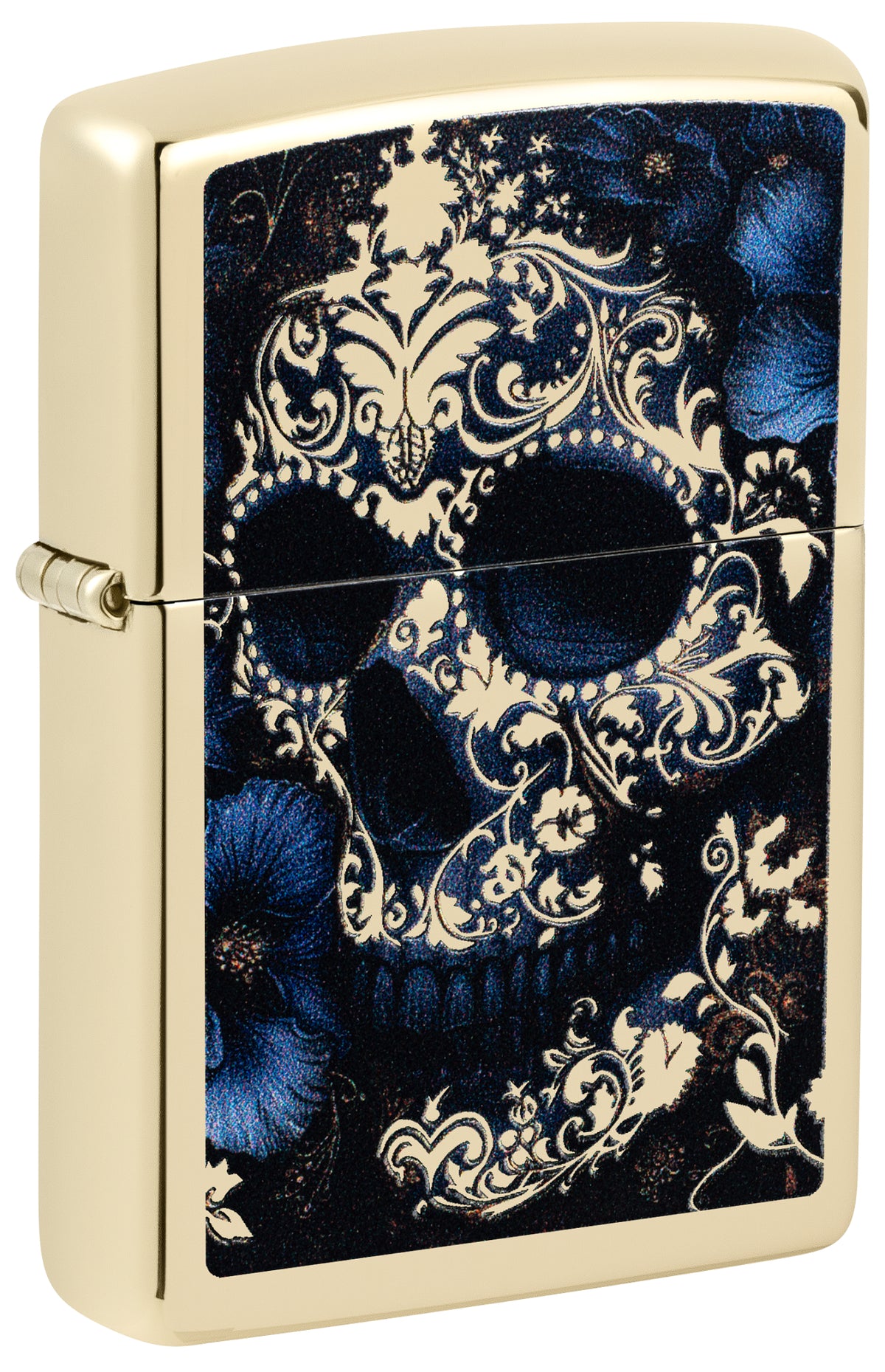 46682 Skull with Flowers Design