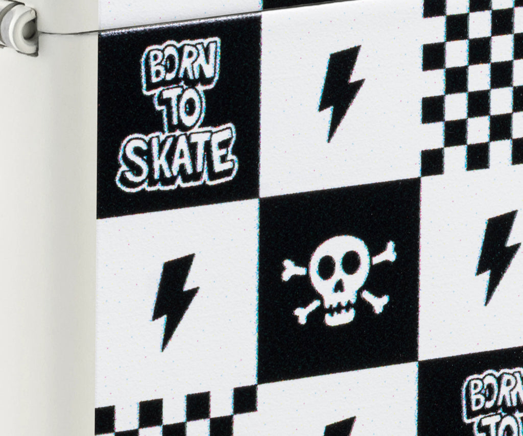 214 Skateboard Checkers Design