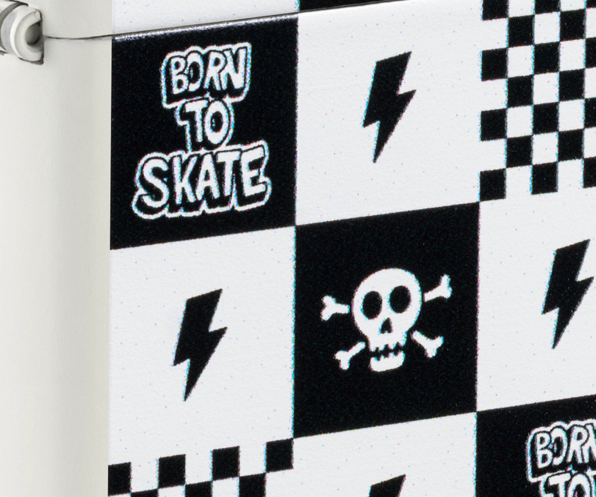 214 Skateboard Checkers Design