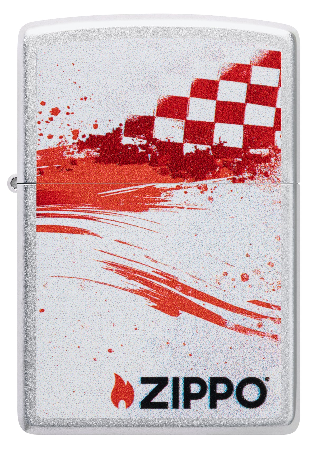 205 Checkered Zippo Logo Design