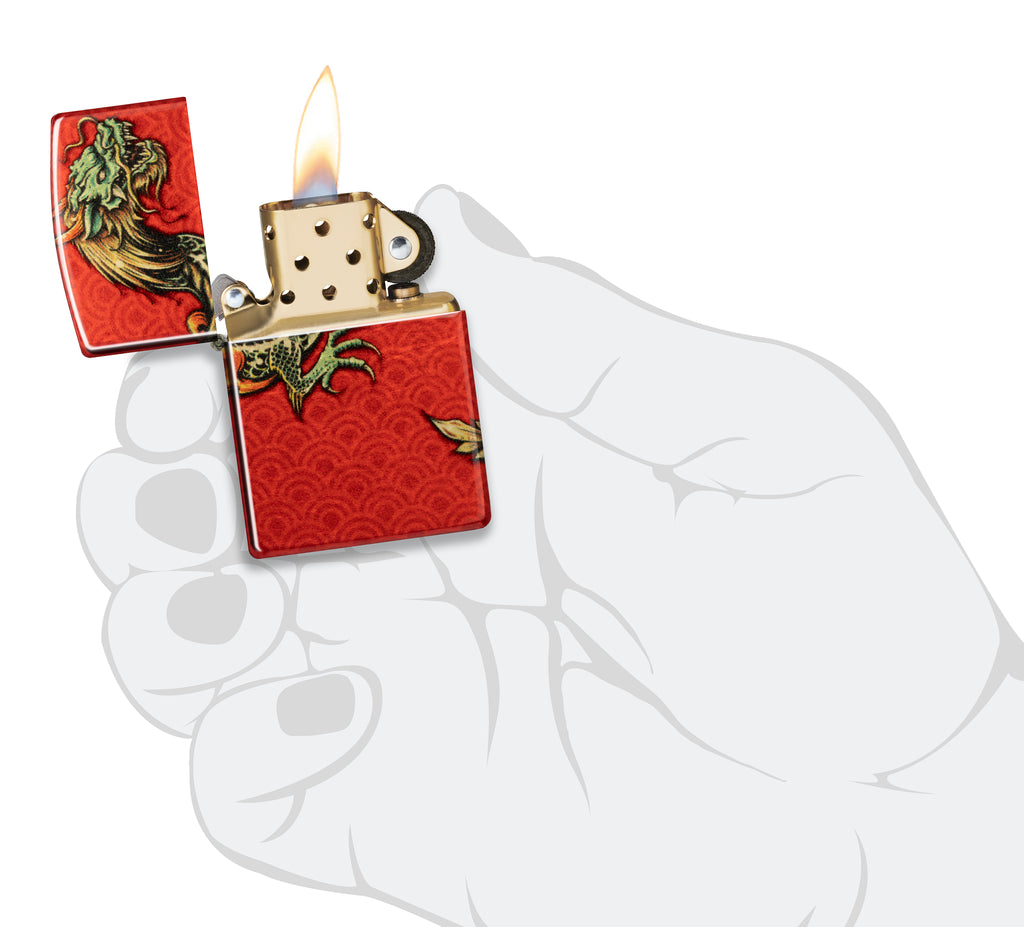 540 Zippo Dragon Design