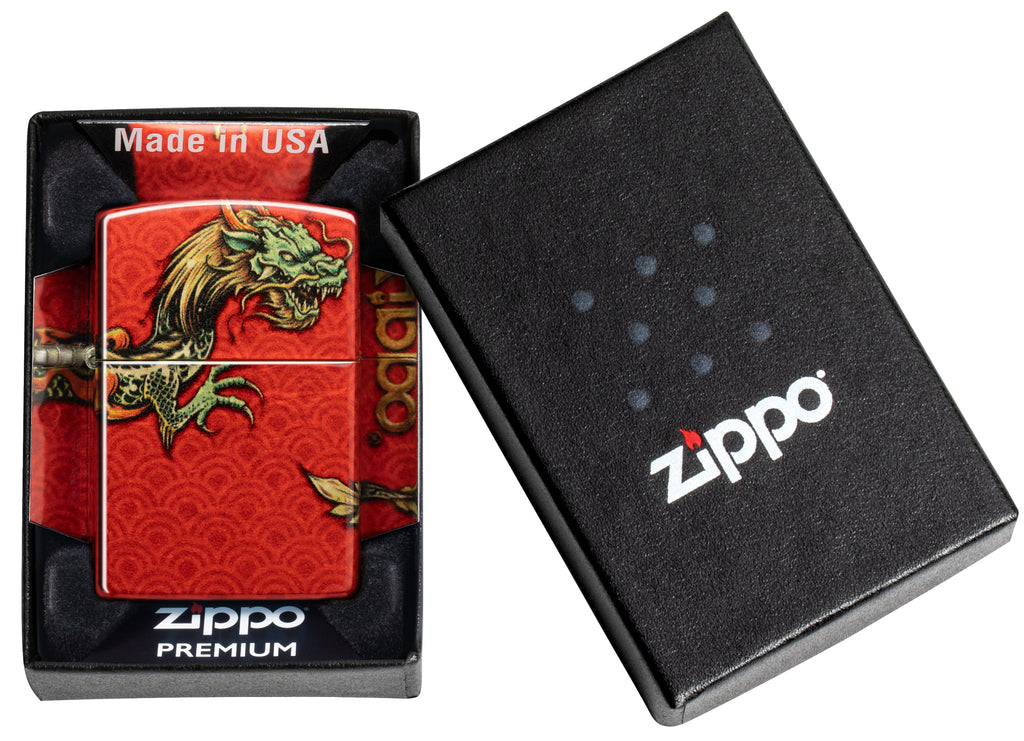 540 Zippo Dragon Design