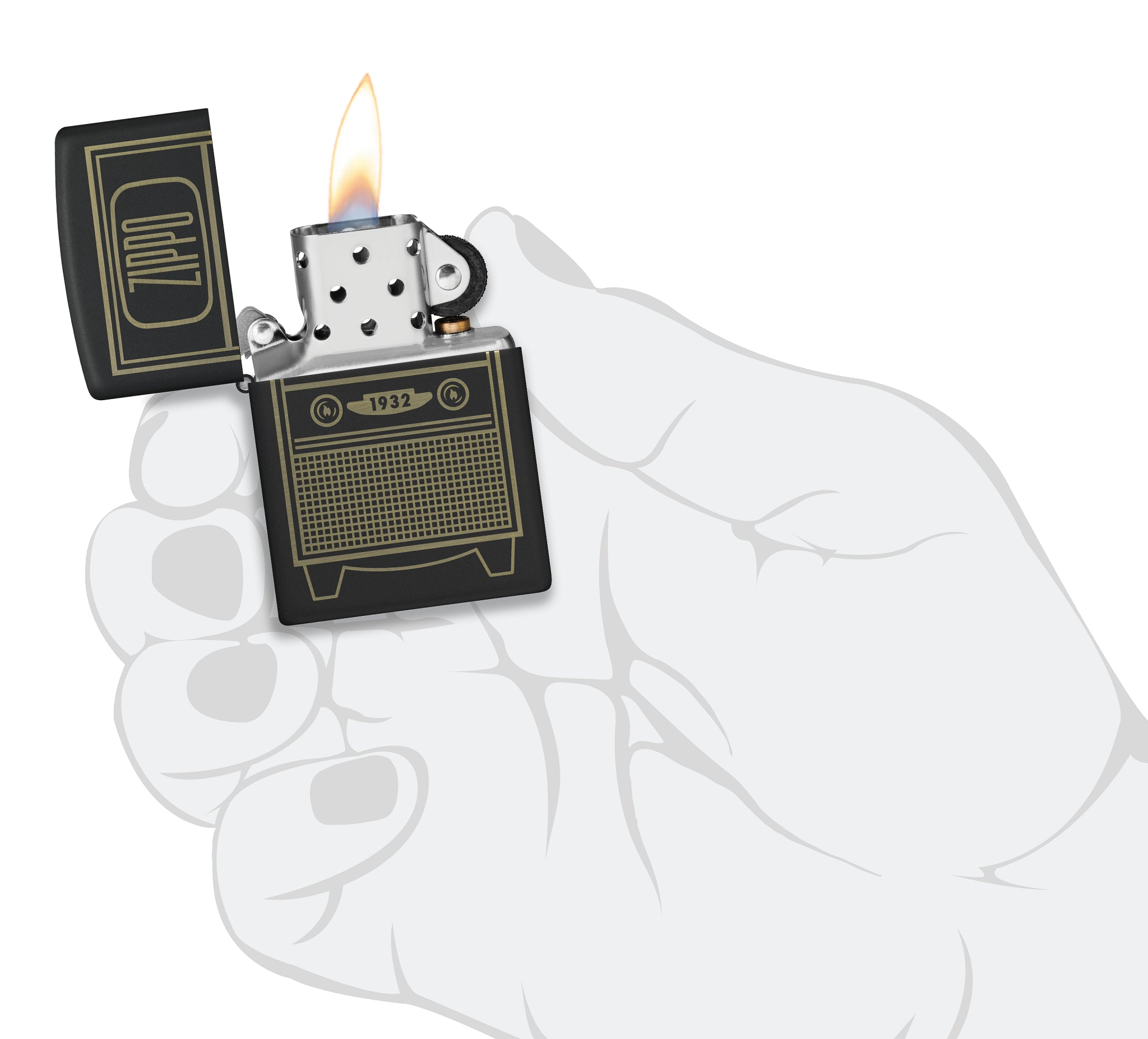 218 Zippo Vintage TV Design