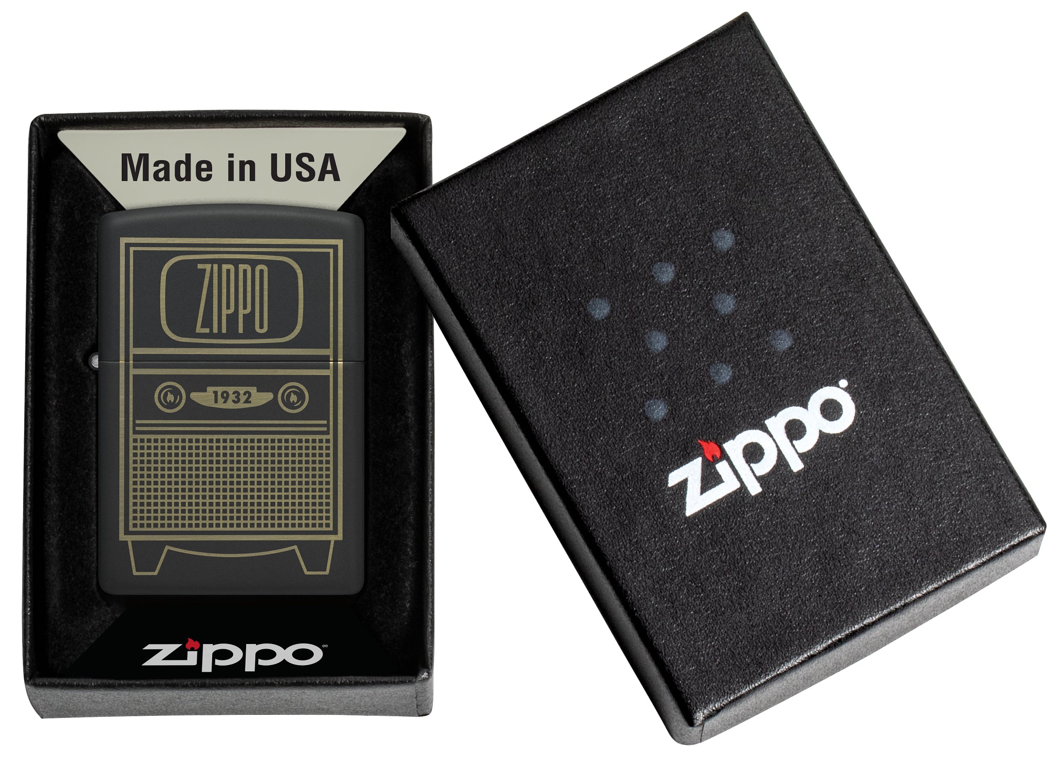 218 Zippo Vintage TV Design