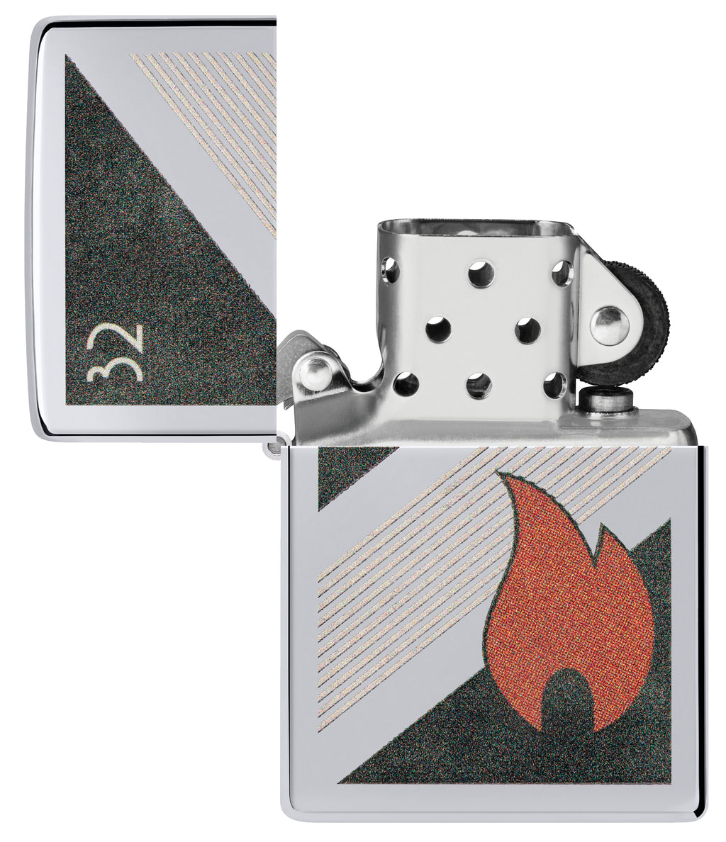 260.25 Zippo 32 Flame Design