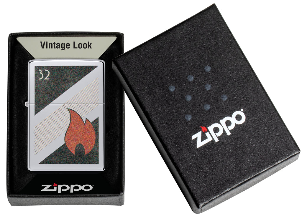 260.25 Zippo 32 Flame Design