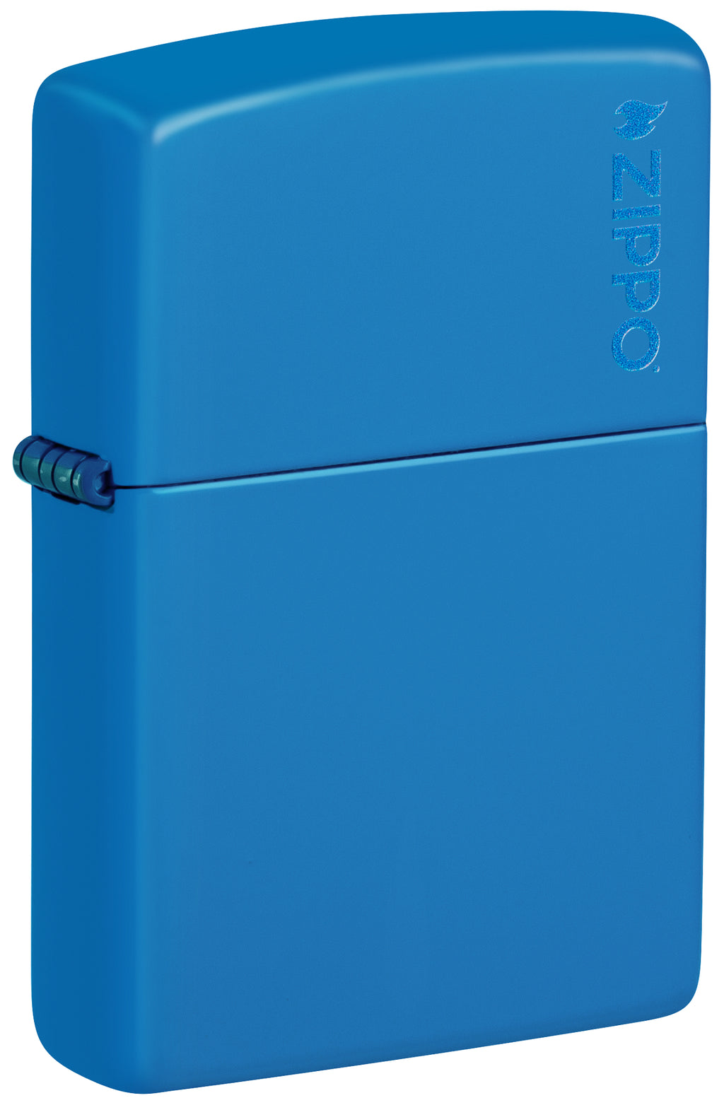 48628ZL Sky Blue Matte with Zippo Logo