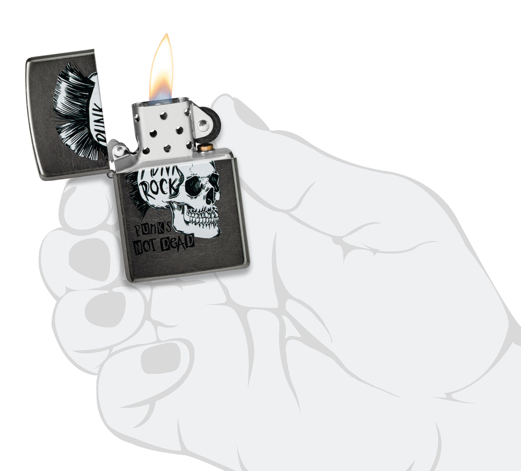28378 Punk Rock Skull Design