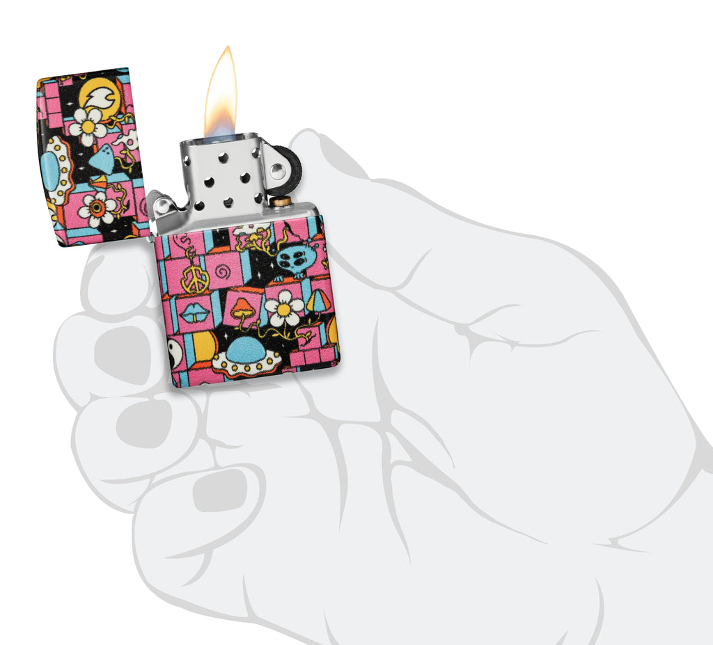 49193 Abstract Zippo Design