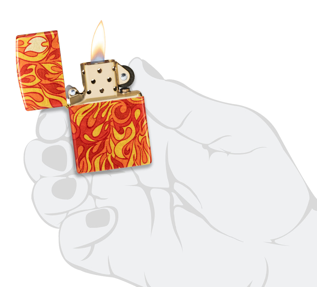 48458 Fire Zippo Design