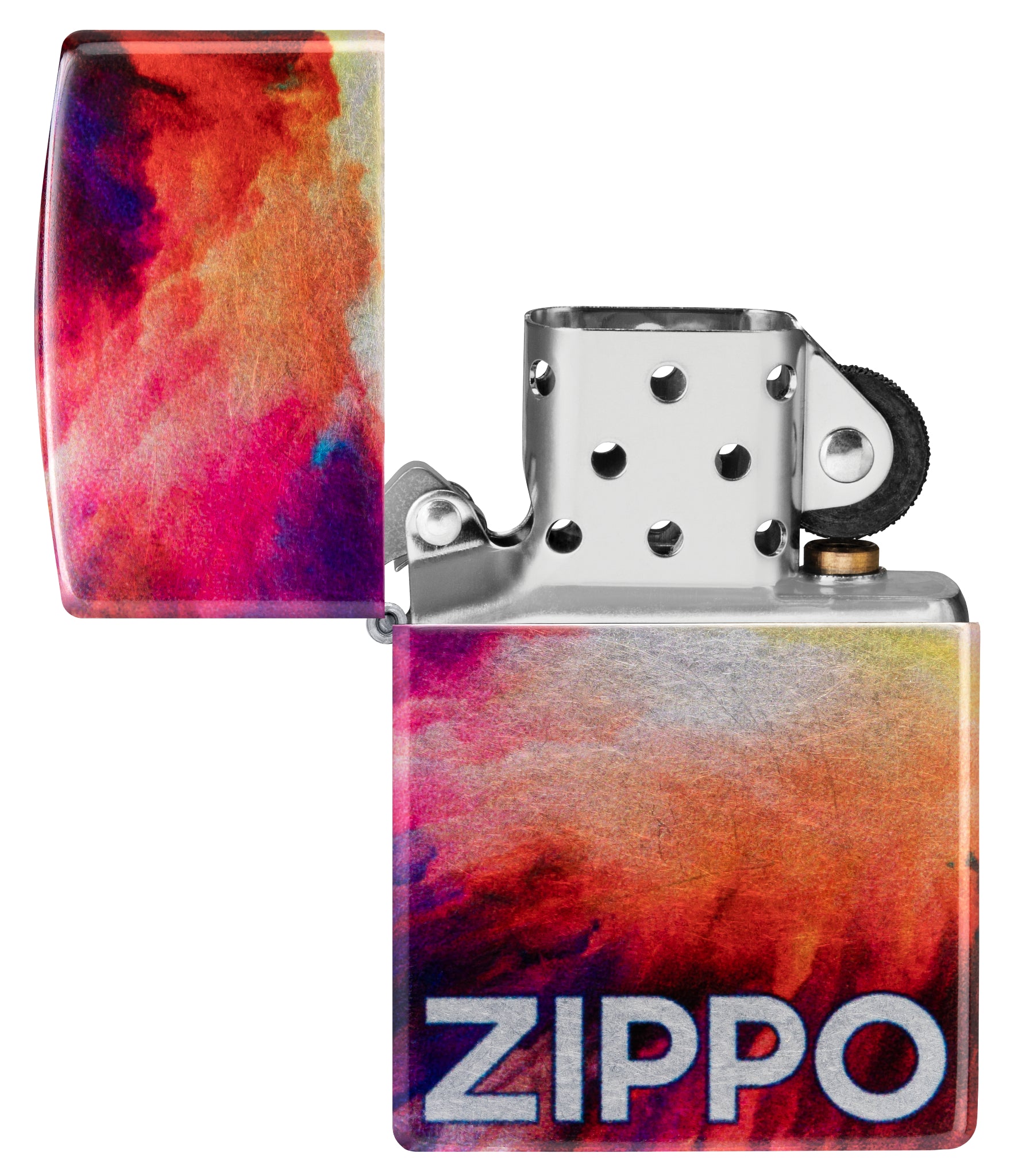 48459 Tie Dye Zippo Design