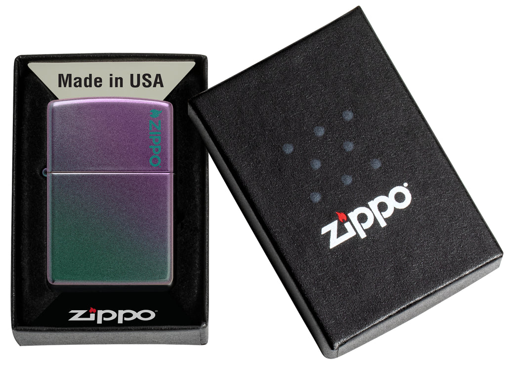 49146ZL Iridescent with Zippo Logo