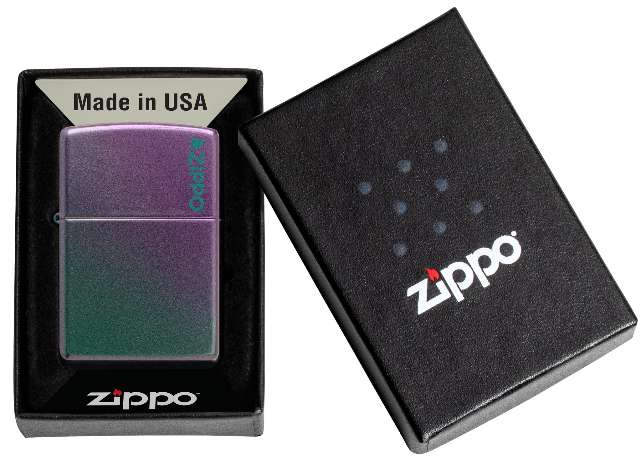 49146ZL Iridescent with Zippo Logo