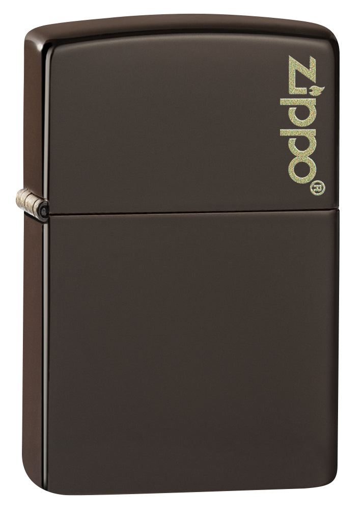 49180ZL Brown Matte with Zippo Logo