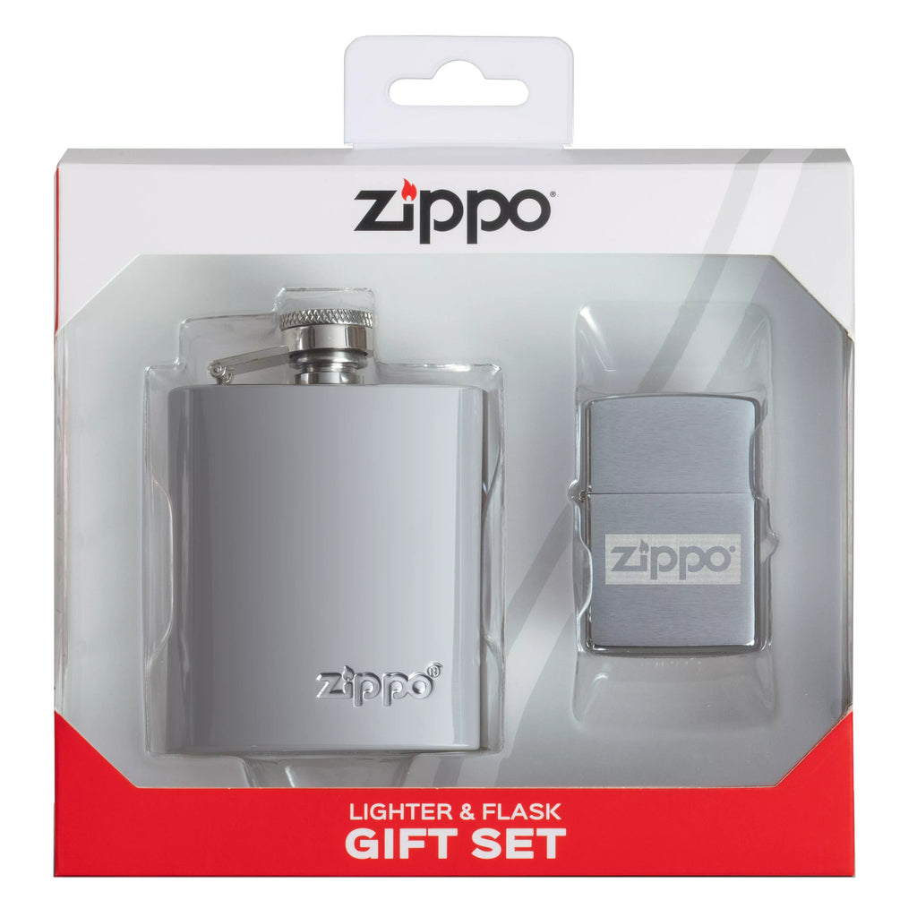 Lighter & Flask gift set