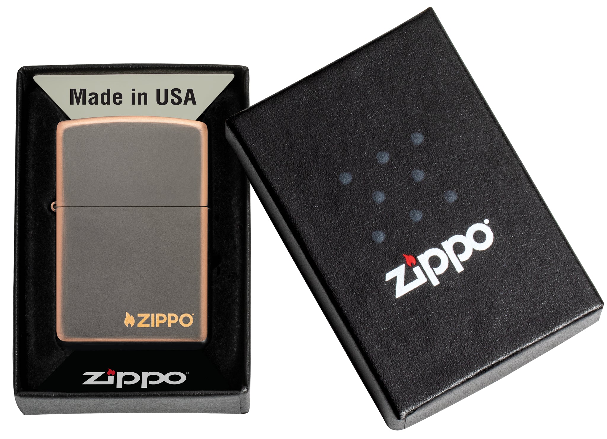 49839ZL Rustic Bronze with Zippo Logo