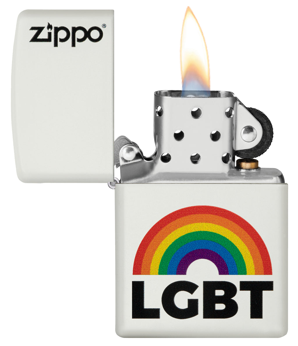 214 Zippo Rainbow Design