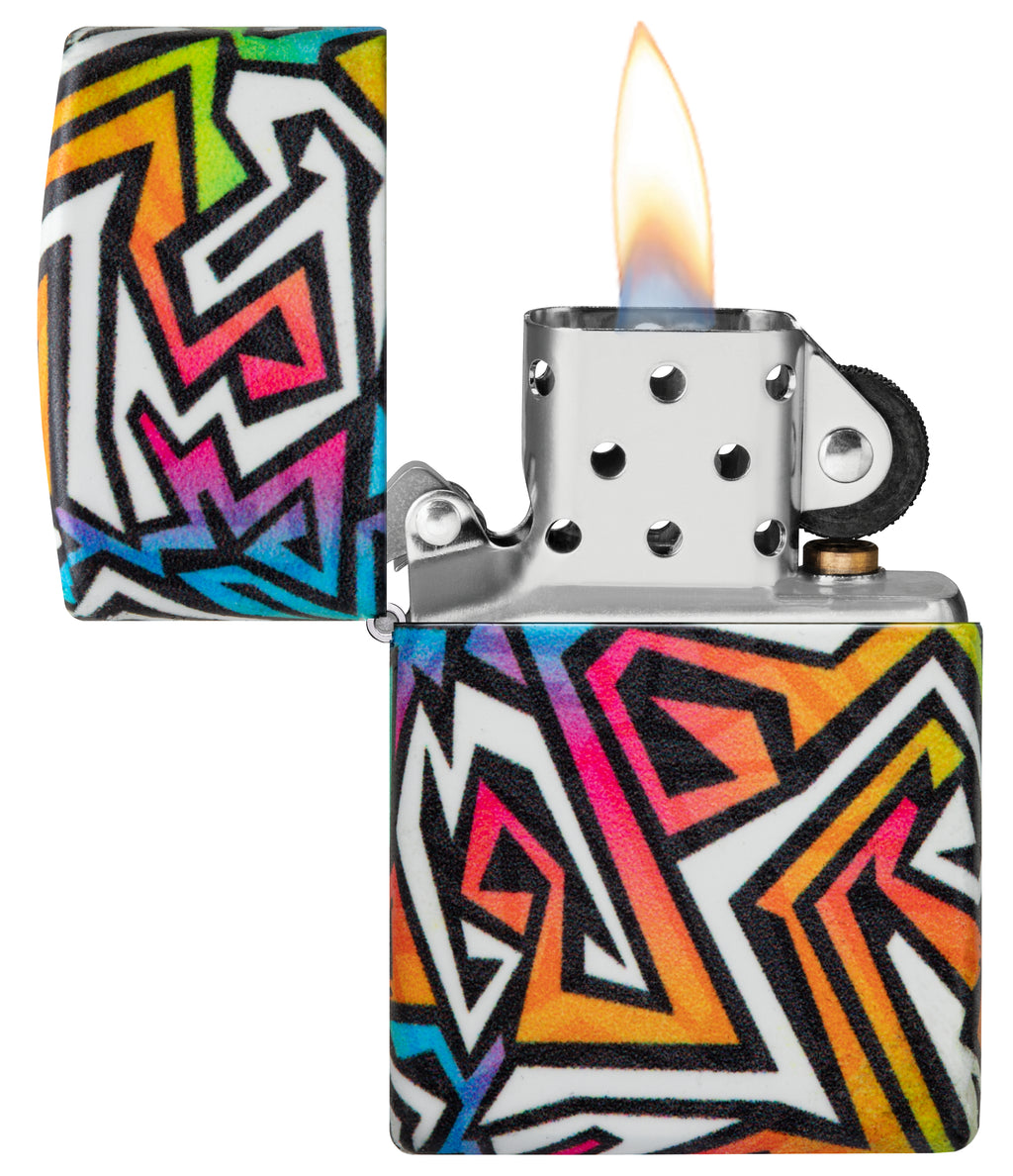 49352 Zippo Colorful Graffiti Design
